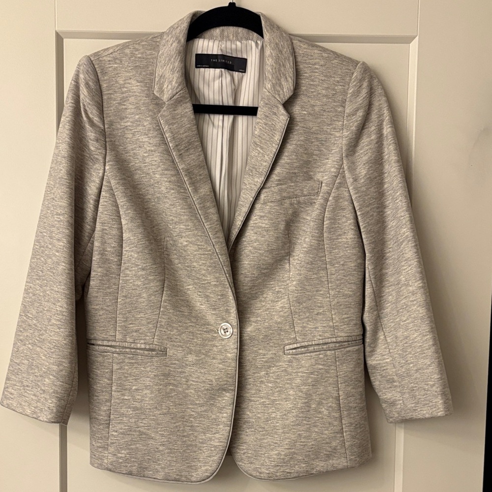 The Limited Light Gray Women's Blazer